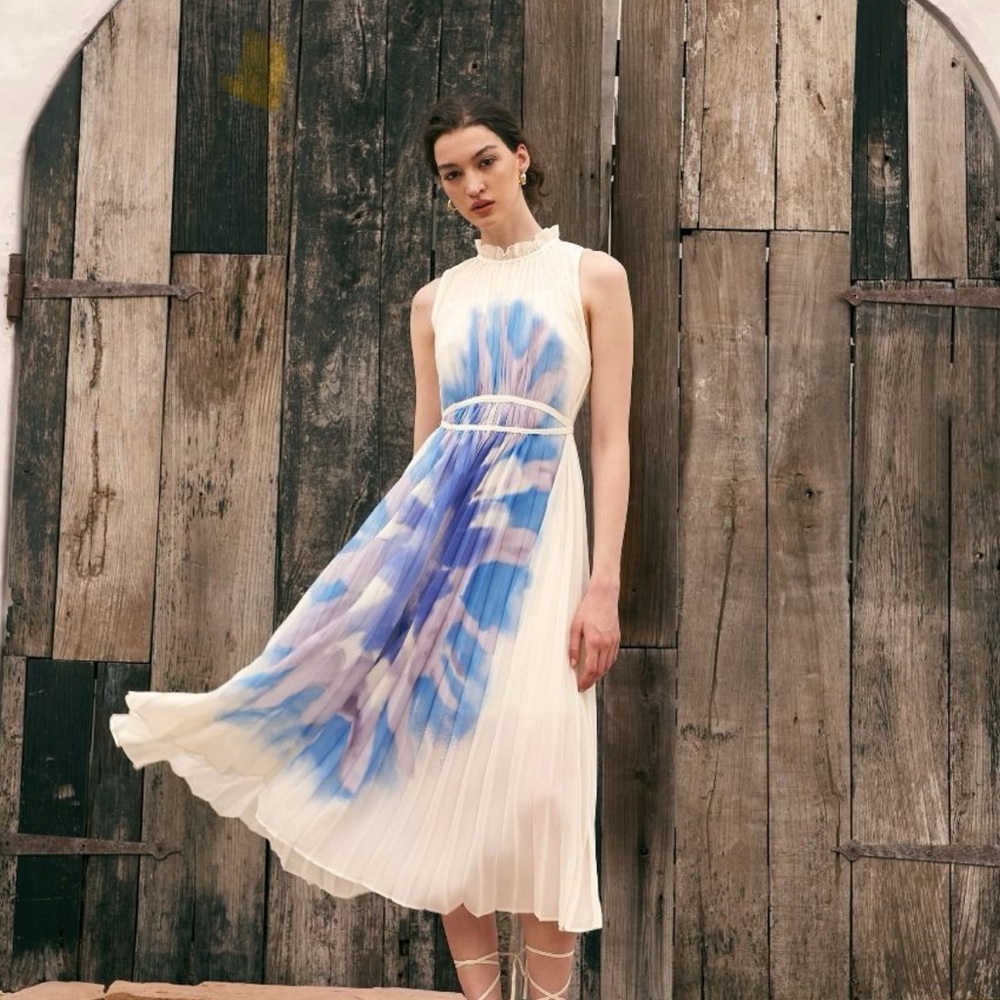 Tie Dye Pleated Dress
New